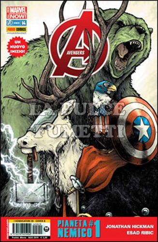 I VENDICATORI #    29 - AVENGERS 14 - COVER ANIMAL - ALL-NEW MARVEL NOW!